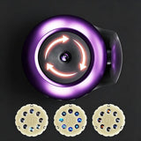 24 Pattern Star Projector Night Light with White Noise and Type C Power - White V1263-JX-8070-2