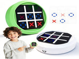 4-in-1 Electronic Tic Tac Toe Game AI Battle, Two-Player Mode, Memory & Speed Challenge Handheld V1106-DZJZQ002