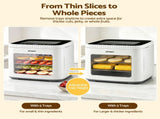 Devanti Food Dehydrator Machine 5 Tray Mini Fruit Dryer Maker White FD-E-309D-5T-WH