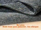 Rug Pad Without Slip Resistance, Protective Cushioning Carpet Pad, 8' x 10', 1/2"Thick, 100% Pure V952-BFHDTDSXPMFH8JOXYV0