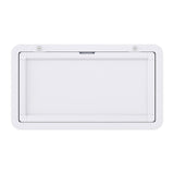 Weisshorn Caravan Table 800 x 450mm Folding Lockable White CARAVAN-TABLE-80X45-WH