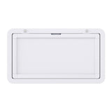 Weisshorn Caravan Table 800 x 450mm Folding Lockable White CARAVAN-TABLE-80X45-WH