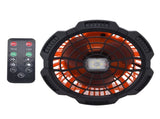 Camping Fan with Light Silent USB Charging 180&deg Rotation Portable Hook Design 5 LED Fan for Tent V1294-YM0523-3113220048711