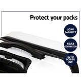 Wanderlite 3Set 20-24-28 Inch with TSA Lock Spinner Travel Suitcase Carry On Hard Shell LUG-ABS-AJ-3SET-WH