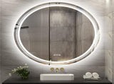 80cm LED Bathroom Mirror Anti-fog Circle Backlit HD V178-66749