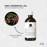 100ml Clove Bud Essential Oil - 100% Pure and Natural Eugenia Caryophyllata Eugenol V238-SUPDZ-40782509998160