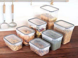 14-Pack Airtight Storage Containers for Organized Pantry, Transparent V1237-ZY-506-0866