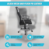 Ergonomic Mesh PU Leather Office Chair V63-771905