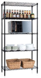 CARLA HOME 5-Tier Adjustable Metal Storage Shelves Wire Rack Organizer for Kitchen, Pantry, Bathroom LSB-36204