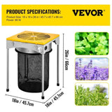 Automatic Bud Trimmer, 18" Electric Trimmer, Stainless Steel Leaf Bud Automatic Hydroponic with V952-18CWDSCJ000000001V3