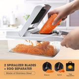 vegetable chopper, multi-function kitchen tool, high quality vegetable cutter, time-saving food V1102-122-WHI-51898