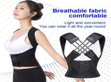 Back Brace Posture Corrector for Men and Women, Adjustable Posture Brace for Upper and Lower V1369-AZ3-W-18925