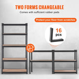VEVOR Storage Shelving Unit, 5-Tier Adjustable, 907 kg Capacity, Heavy Duty Garage Shelves Metal V952-SXHJC12DX30WXTUZMV0