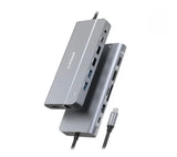 mbeat Elite X14 Triple 4K Display Multi-Port USB-C Hub USB-C 3.2 Gen 2 1, Supports USB-C V1202-V2-USMB-MB-UCD-X14