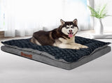 Dog Calming Bed Warm Soft Plush Comfy M Grey Medium PT1058-M-GY