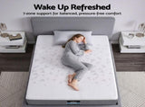 Giselle Bedding King Single Mattress 23cm Pocket Spring Mattress with Adjustable Firmness Reversible MATTRESS-E-AERO-23-KS