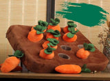 Dog Carrot Plush Toy, Vegetable Fruit for Dogs Cats IQ Toy, Pull The Carrot Stuffed Toy, Molars Toy V1259-DP01-A-4111