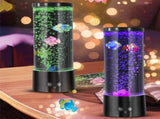 Jellyfish LED High Bright USB Night Light Creative Children's Room Bedroom Bubble Fish Table V1294-YM0901-L6892