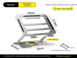 360&deg Rotating Laptop Stand Set - Ergonomic Cooling Desk V888-ELOSUNG54284