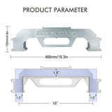 Woodworking Framing Spacer Tool with Bridge Design for Fast Stud Layout and Precise Spacing in Wall V1341-ZY-YJYQRRUN-16INCH-SILVER