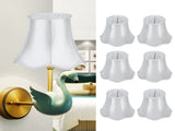 6Pcs European Modern Chandelier Fabric Lampshade Wall Lamp Cover Light Fittings White V1294-YM0901-3119200094111