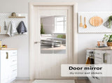 4 Pack Full Length Wall Mirror - 12 x 12 Inch Acrylic Mirror Tiles - Wall Stickers - Adhesive V1188-MS101-03300-1