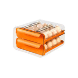 Egg Drawer Double Layer Toxic Free Transparent Thicken Large Capacity Egg Storage Box with Handle V1294-YM0523-3117220048012