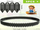Garden Edging Border,Lawn Garden Fence Edgings 6X 8 Garden Edging Plastic Landscape Edging with V1192-AZ-W-17638