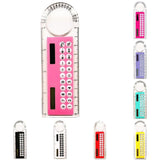 Transparent Ruler Calculator with Magnifier Student Electronics Calculators Attractive,Portable V1366-AZ2-W-25229