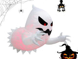 Halloween - 140cm - Mega Inflatable Flying Ghost - LED Horror Inflatable Ghost - Flying Ghost V1188-MS101-01499-1