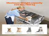 86.4 cm Dog Washing Station, Stainless Steel Pet Grooming Tub Bathtub, Professional Dog Wash Sink V952-BXGCWYG34CZJFJ0C0002V0