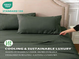 4 Piece Hotel Bamboo Cooling Sheet Set -Ultra Soft 2000TC Breathable Bed Sheets Set with 37 V1317-HB-ZXW9-AUD-4JT-JL