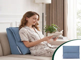 Giselle Reading Pillow Sitting In Bed, No-Sag 25D Foam Base, Modular Backrest With Dual Pockets PILLOW-READ-CORD-BL