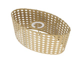 Iron Hollow Oval Lampshade Metal Engraving Hollow Lampshade Compatible for E27 E14 Caliber V1294-YM0710-3119230167412