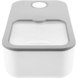 Grey Laundry Detergent Storage Box with Sliding Lid for Easy Access V1369-AZ3-W-20557
