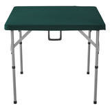 Mahjong Table, Fold-in-Half 4 Player Card Table with Wear-Resistant Green Tabletop, Portable V952-SDMJZBSWZDSTQ0FNSV0