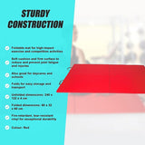 Folding Red Exercise Mat Gymnastics, Martial Arts, Yoga, Karate & Judo Training V63-766455