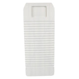 1Pc White Plastic Washboard for Laundry Home Use Wavy Surface Handheld Design V1370-AZ4-16830