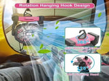 PINK 2-in-1 Portable Fan & Light, Quiet & Cool for Outdoor Use V1232-BXSFS002