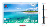 EMETE 65 Frameless UHD Smart WebOS TV V1005-9369999836658