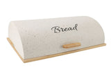 Bread Box Wooden Iron Roll Top Flat Sided Bread Storage Container with 3pcs Storage Jars for Kitchen V1294-YM0901-3117240104912