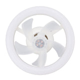 Ceiling Fan Light 360 Degree Rotate Dimmable E27 Adjustable LED Lamp 5 Blade 48W with Remote Control V1294-YM0706-3119230096611