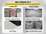 Hardware Cloth, 24" x50' & 1"x1" Mesh Size, Galvanized Steel Vinyl Coated 16 Gauge Welded Wire V952-YXHJWHSBDDWC28RC4V0