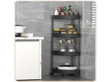 Corner Caddy Standing, Rustproof Plastic Caddy, Floor Corner Shelf, Corner Stand V1369-AZ3-W-09636