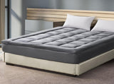 DreamZ Mattress Topper Bamboo Fibre King Single MT1002-BAMCHAR-KS-GY_NZ