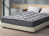 DreamZ Mattress Topper Bamboo Fibre King MT1002-BAMCHAR-K-GY