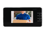 Door Peephole Viewer 120 Degree View HD Night Vision 2 Way Intercom Smart Video Doorbell V1294-YM0901-3114240040011