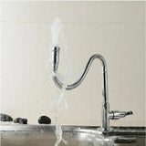 Outdoor Kitchen Faucet 360 Degree Rotation Swivel Single Hole Single Lever Kitchen Faucet Cold Water V1189-LC-LY-00007