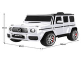 Kahuna Mercedes Benz AMG G63 Kids Electric Ride On Car Remote Control - White CAR-G63-S306-WH
