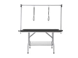 Pet Grooming Table Two Arms with Clamp, 117cm Dog Grooming Station, Foldable Pets Grooming Stand for V952-ZDMRZ46INCH0I6658V0